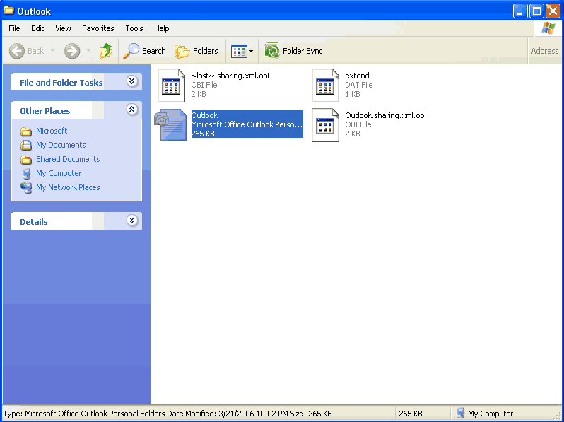 How to backup e-mail form Microsoft Outlook Express - Step 4 of 4