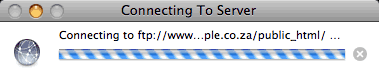 How to use Safari on Mac to upload files to your site - Step 2 of 4