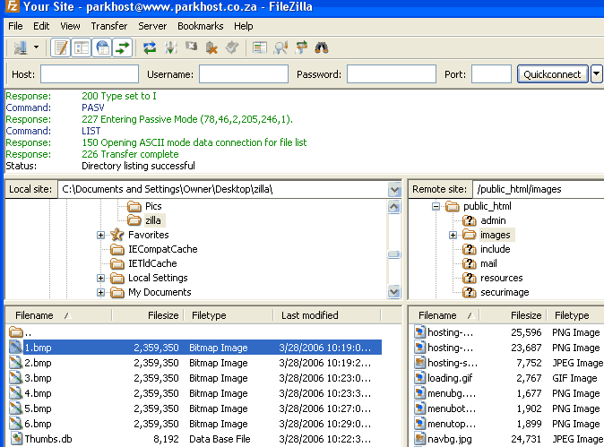 How to Windows Explorer to upload files to your site - Step 7 of 7
