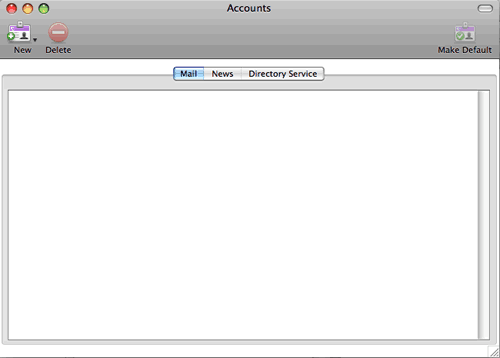 Set up an e-mail account on Entourage Mac - Step 2 of 6