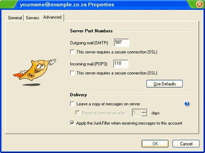 Set up an e-mail account on IncrediMail - Step 10 of 10