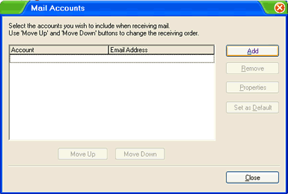 Set up an e-mail account on IncrediMail - Step 2 of 10