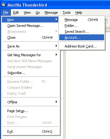 Set up an e-mail account on Mozilla Thunderbird - Step 1 of 10