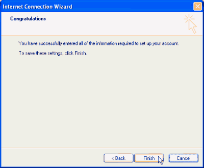 Set up an e-mail account on Microsoft Outlook Express - Step 8 of 10